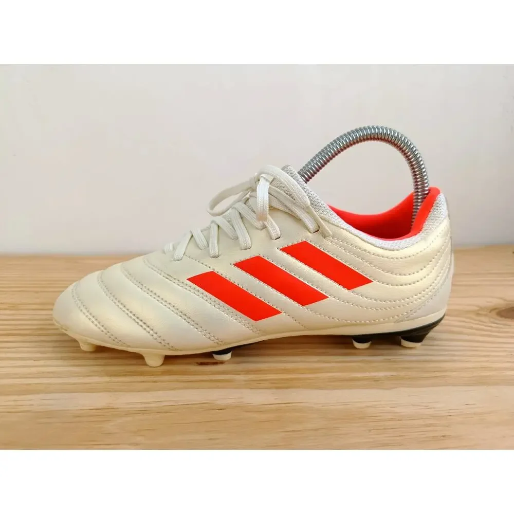 Adidas Copa 19.3 FG Soccer Cleats Men’s Size 5 US White Orange Excellent